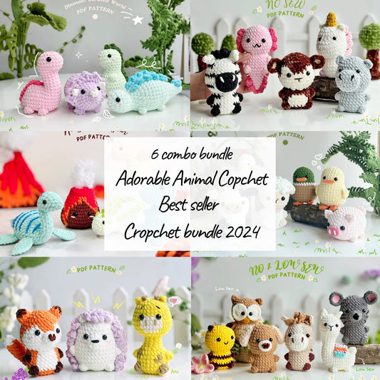 25+ Adorable Animal cropchet bundle PDF
